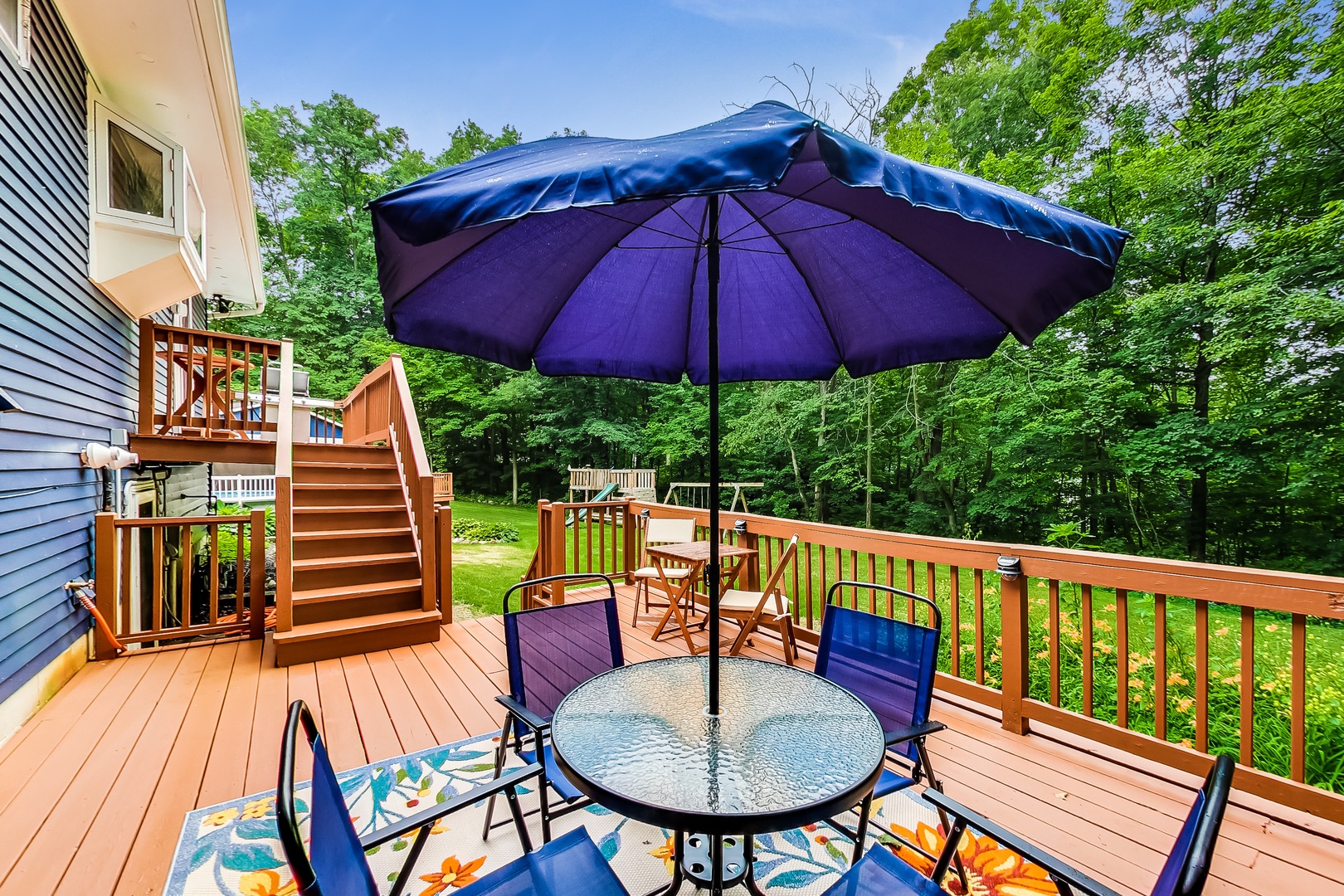 Patio Set on Deck