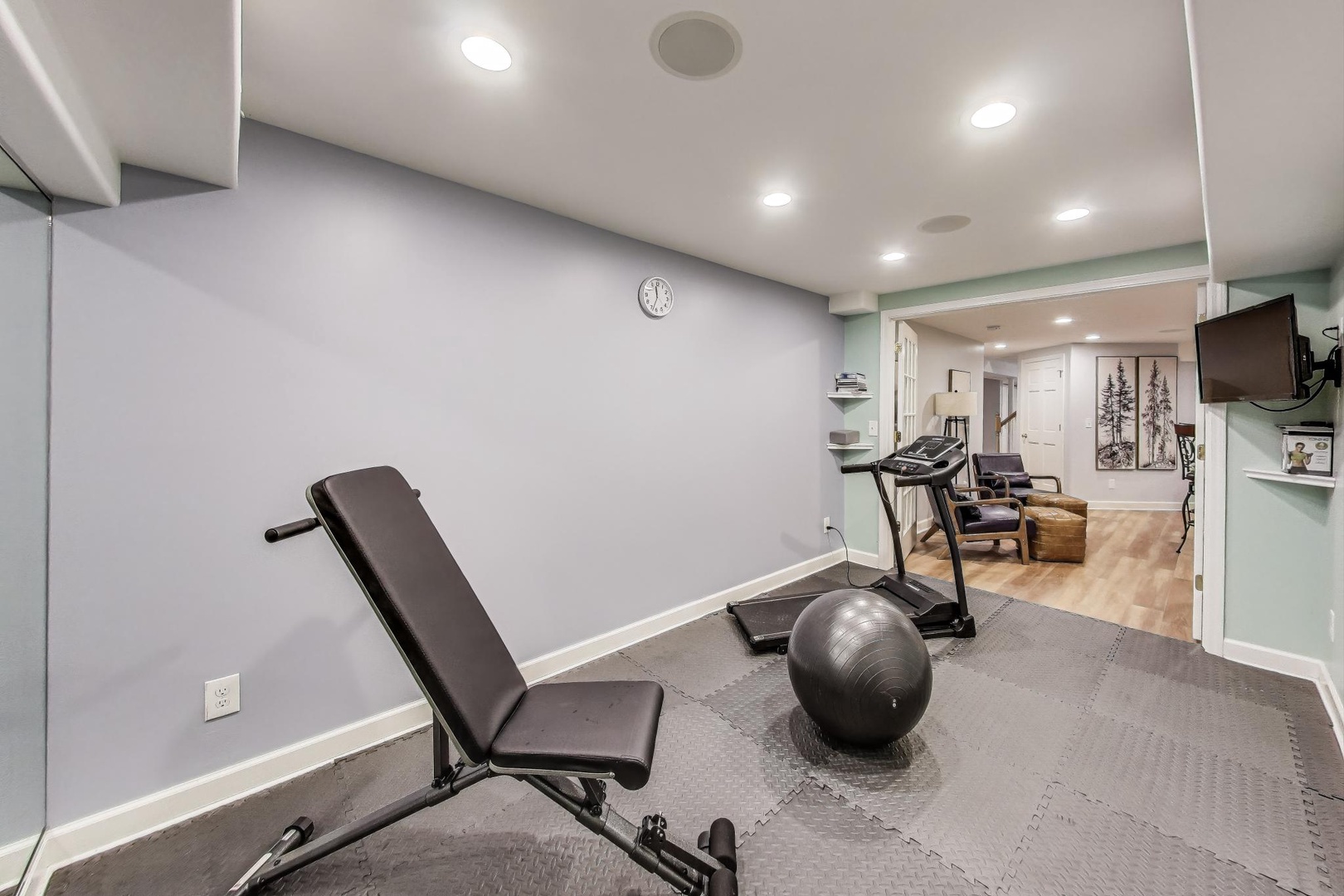 Free Weights, Kettle Bells, Treadmill