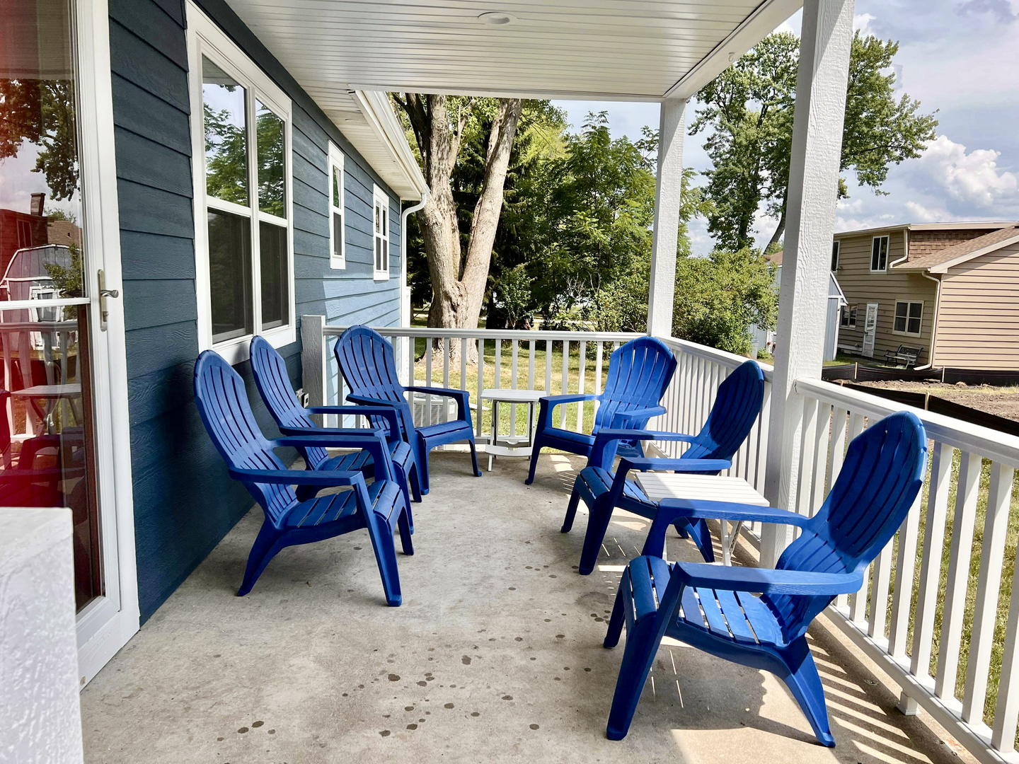 Covered Front Porch Seating