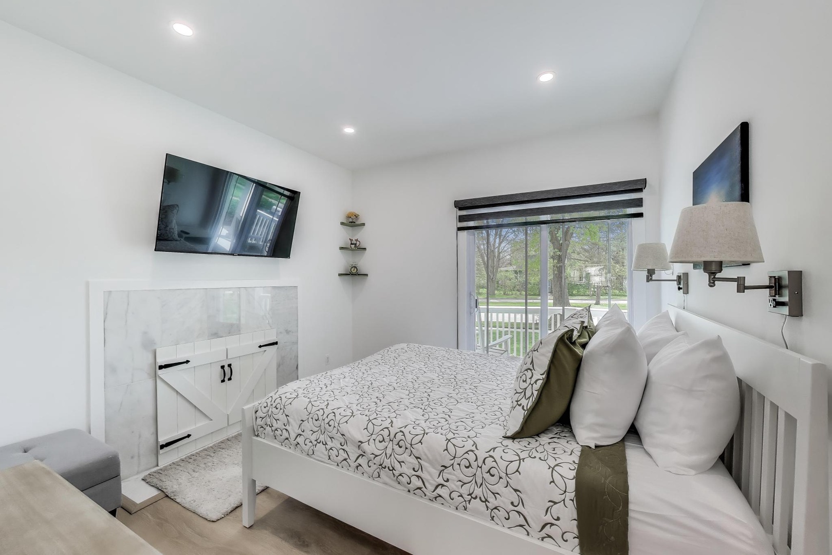 Primary Bedroom with Access to Front Porch