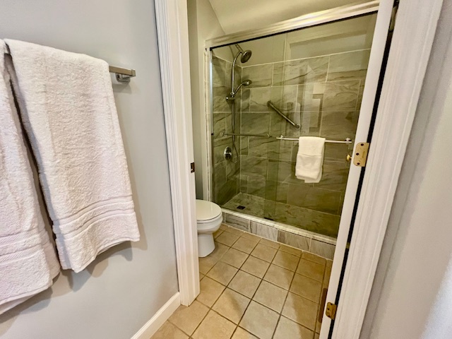 Upstairs - Full Bathroom with Walk-in Shower