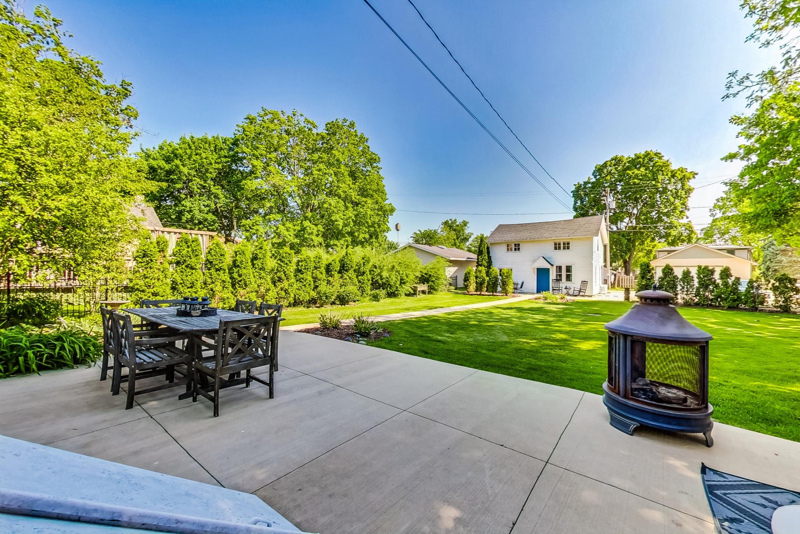 Patio View Looking at Coach House