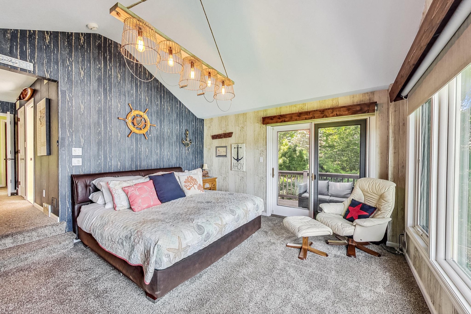 Primary King Bedroom with Private Deck