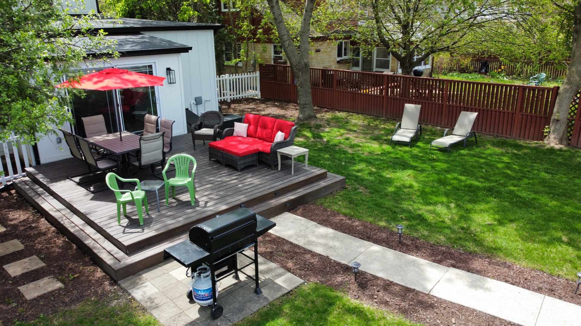Large Fenced-in Backyard, Fun for the Whole Family