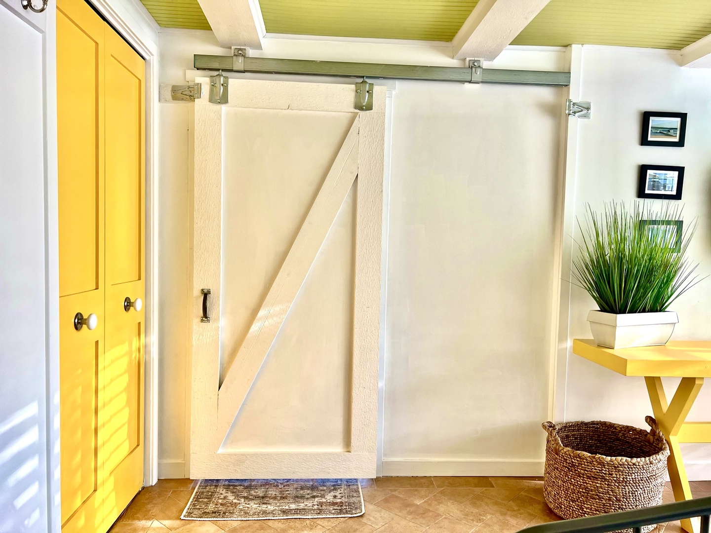 Barn Door that Separates Bedroom 2 and Bedroom 3
