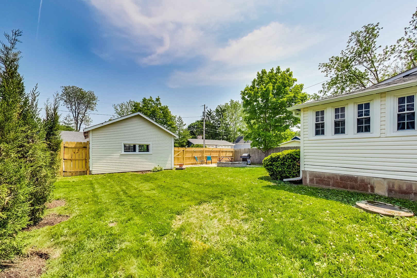 Fenced-in Backyard with Room for Games