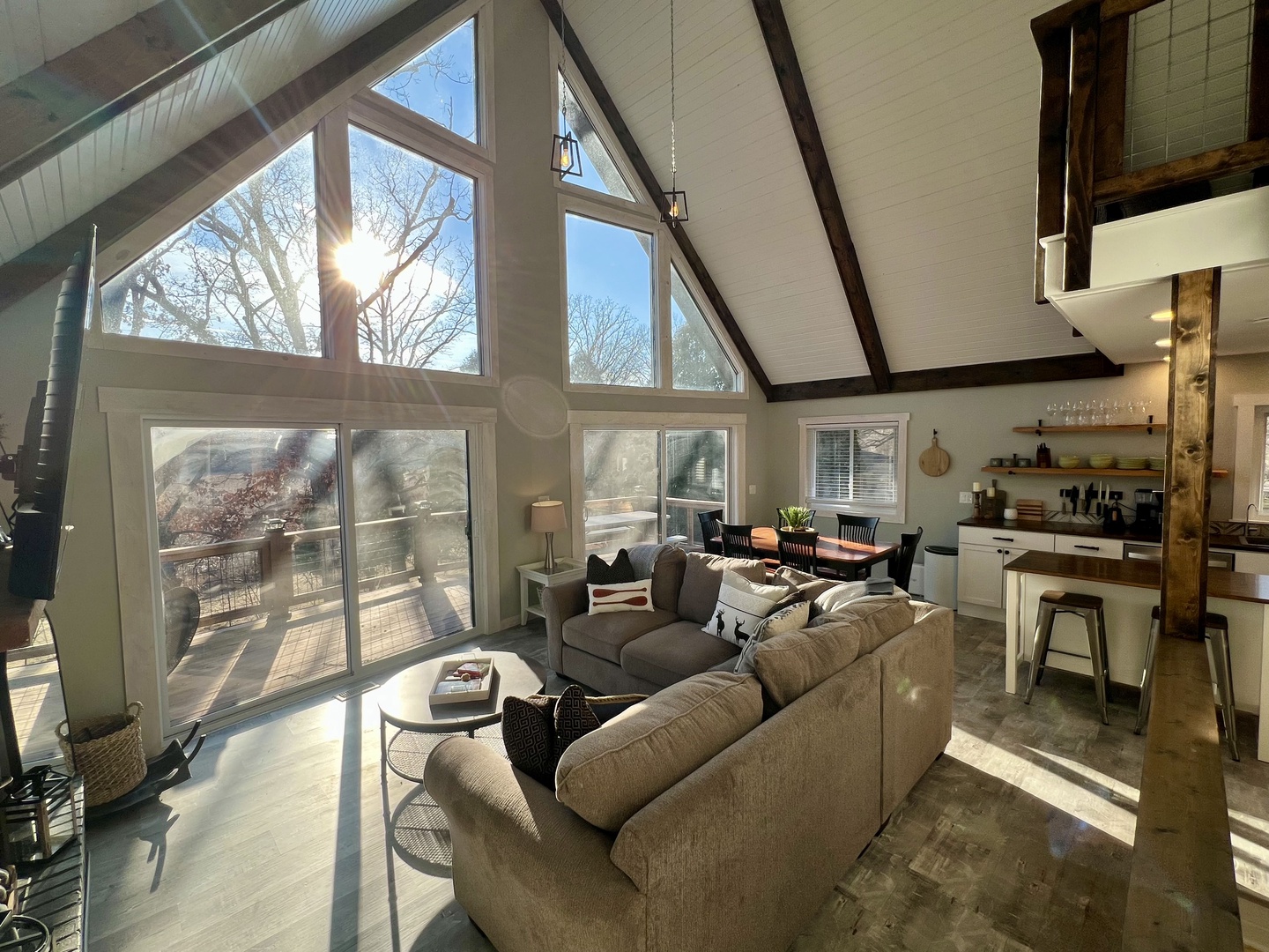 Tons of Natural Light and Great Views