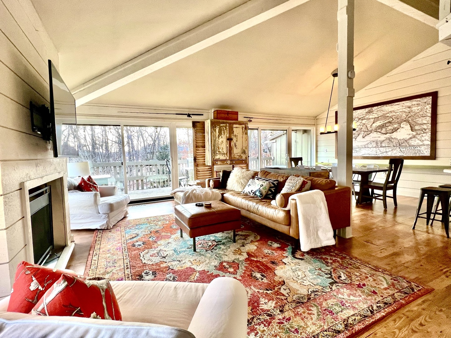 Floor to Ceiling Windows with Wraparound Deck