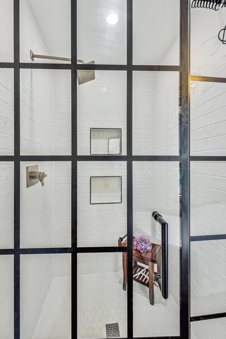 Upstairs Bathroom Walk-in Shower