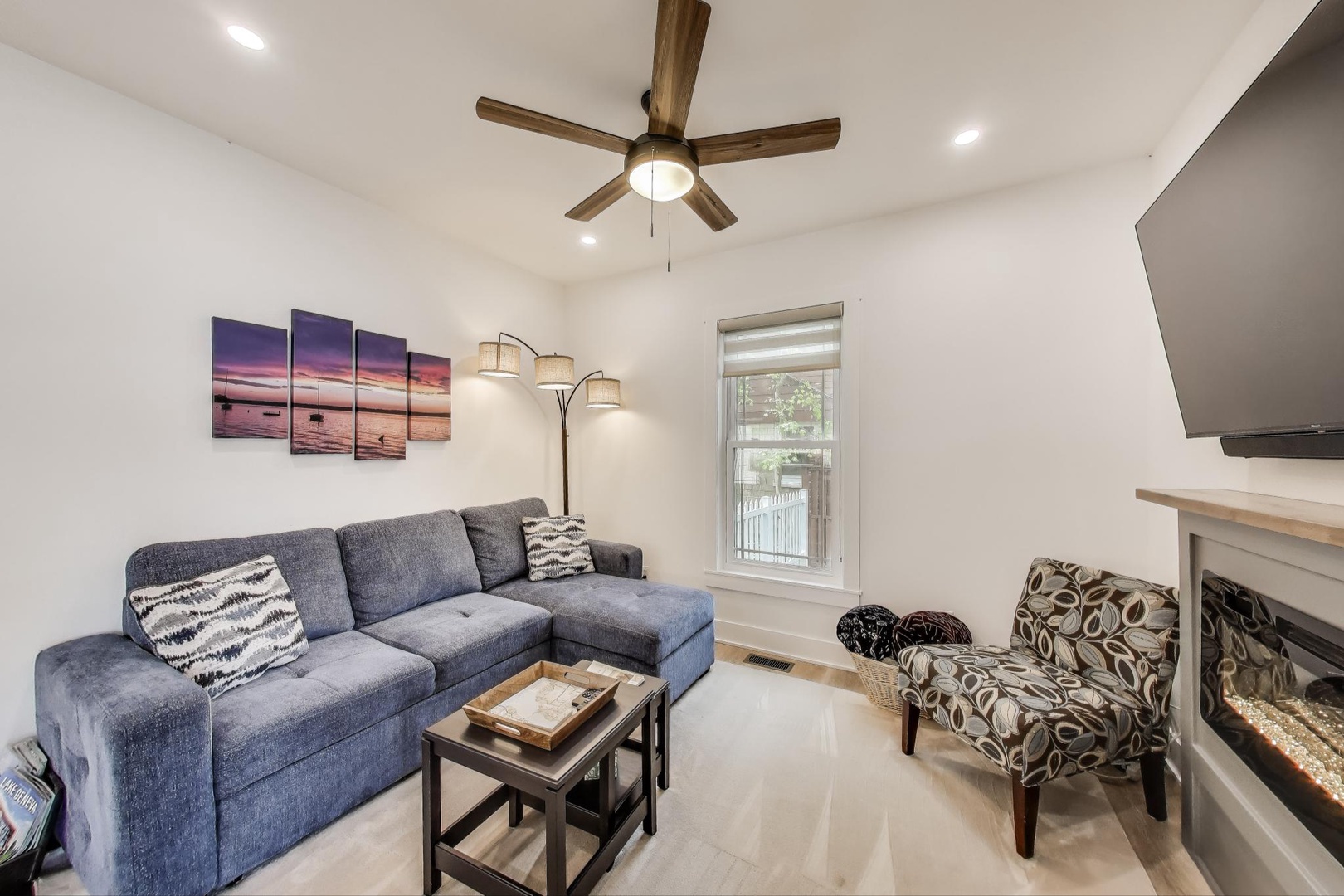 Living Room with Sleeper Sofa