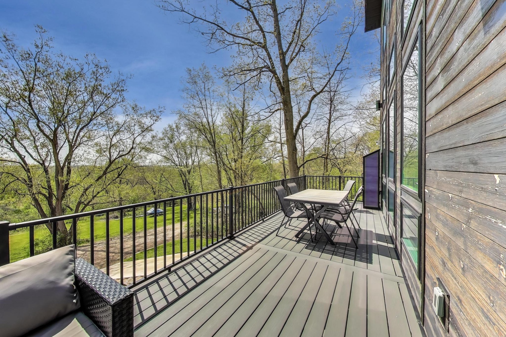 Patio Table on Deck