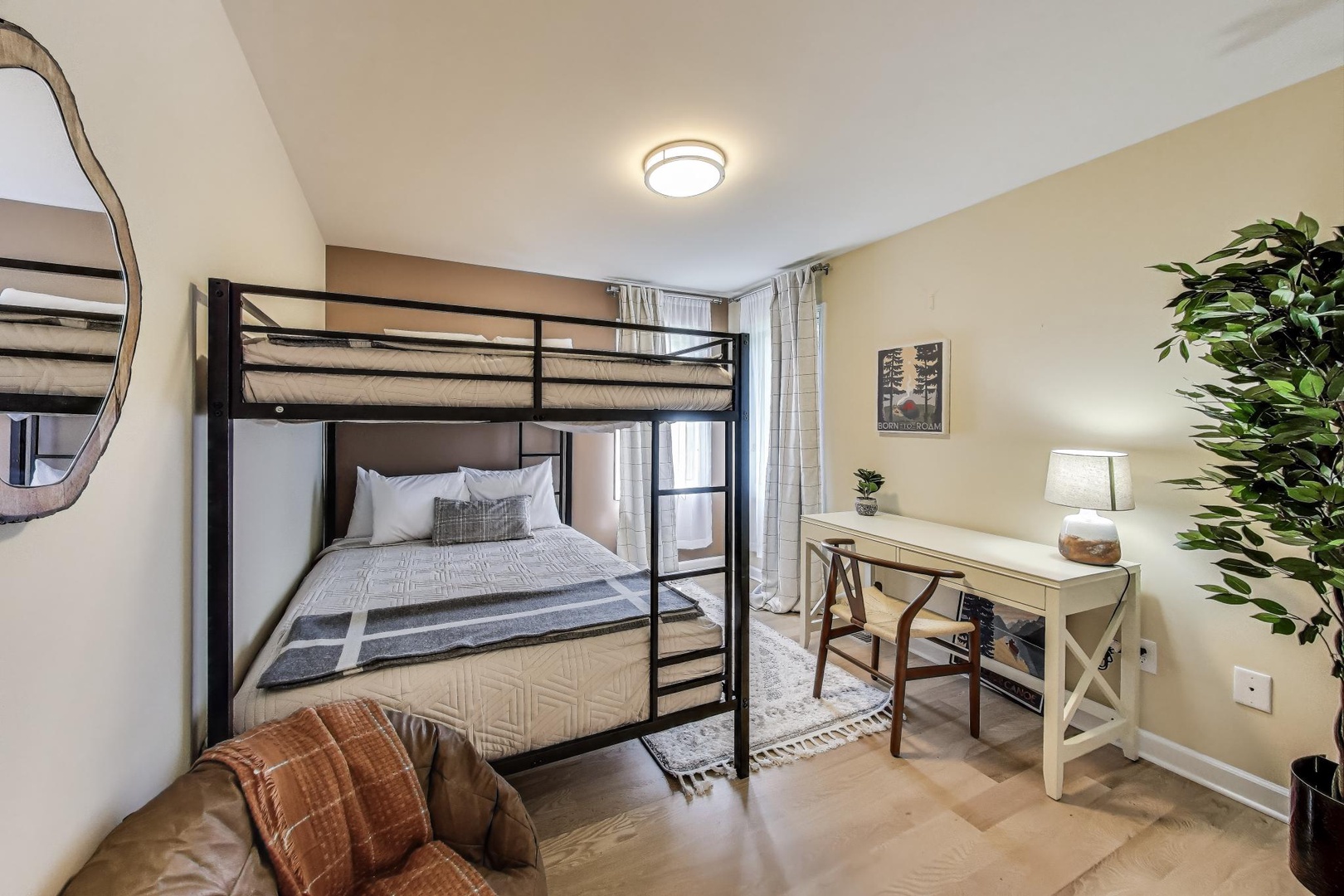 Upstairs Bedroom 4 - Queen over Queen Bunk