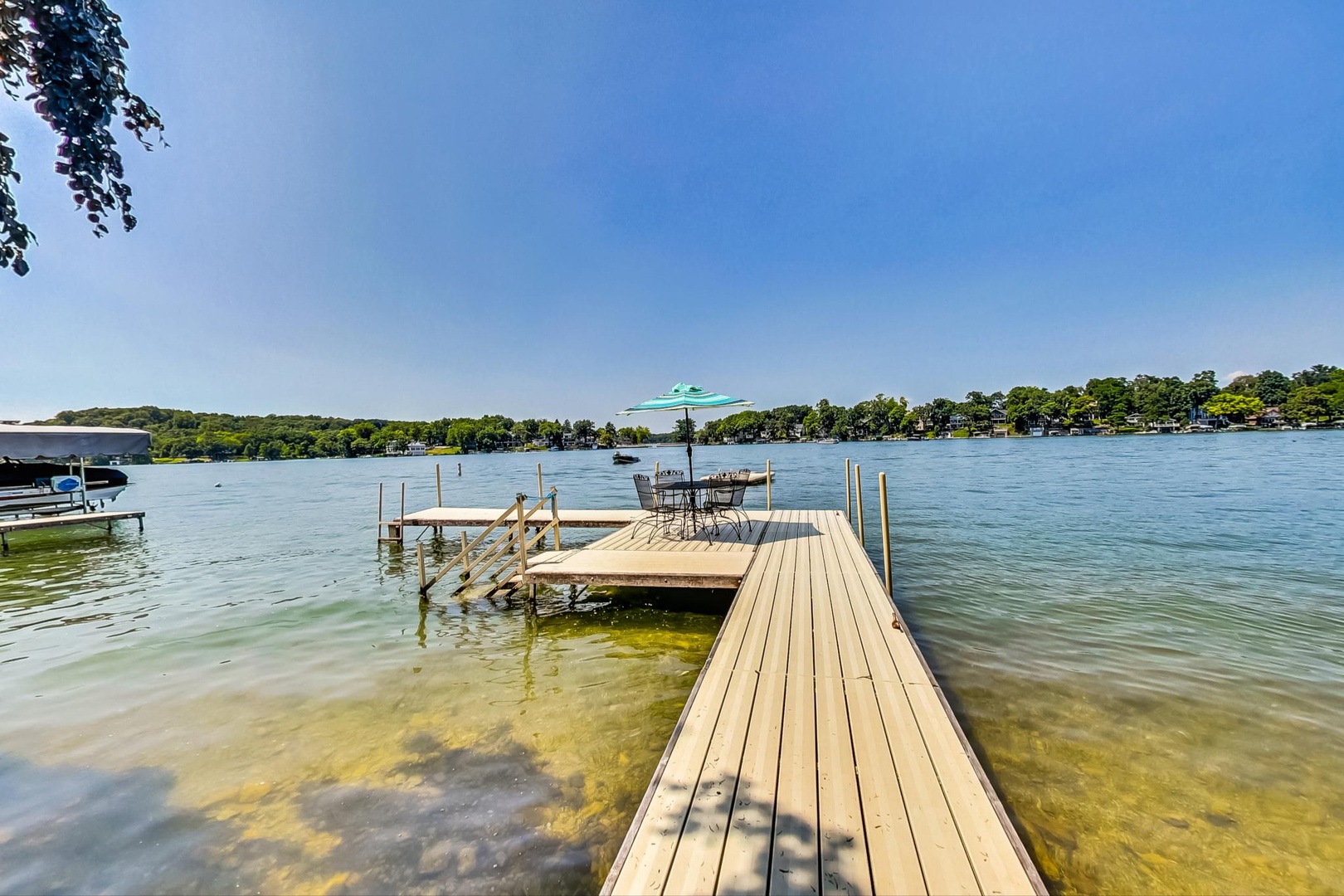 Dock with Table and Chairs