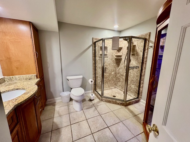 Downstairs Full Bathroom with Walk-in Shower