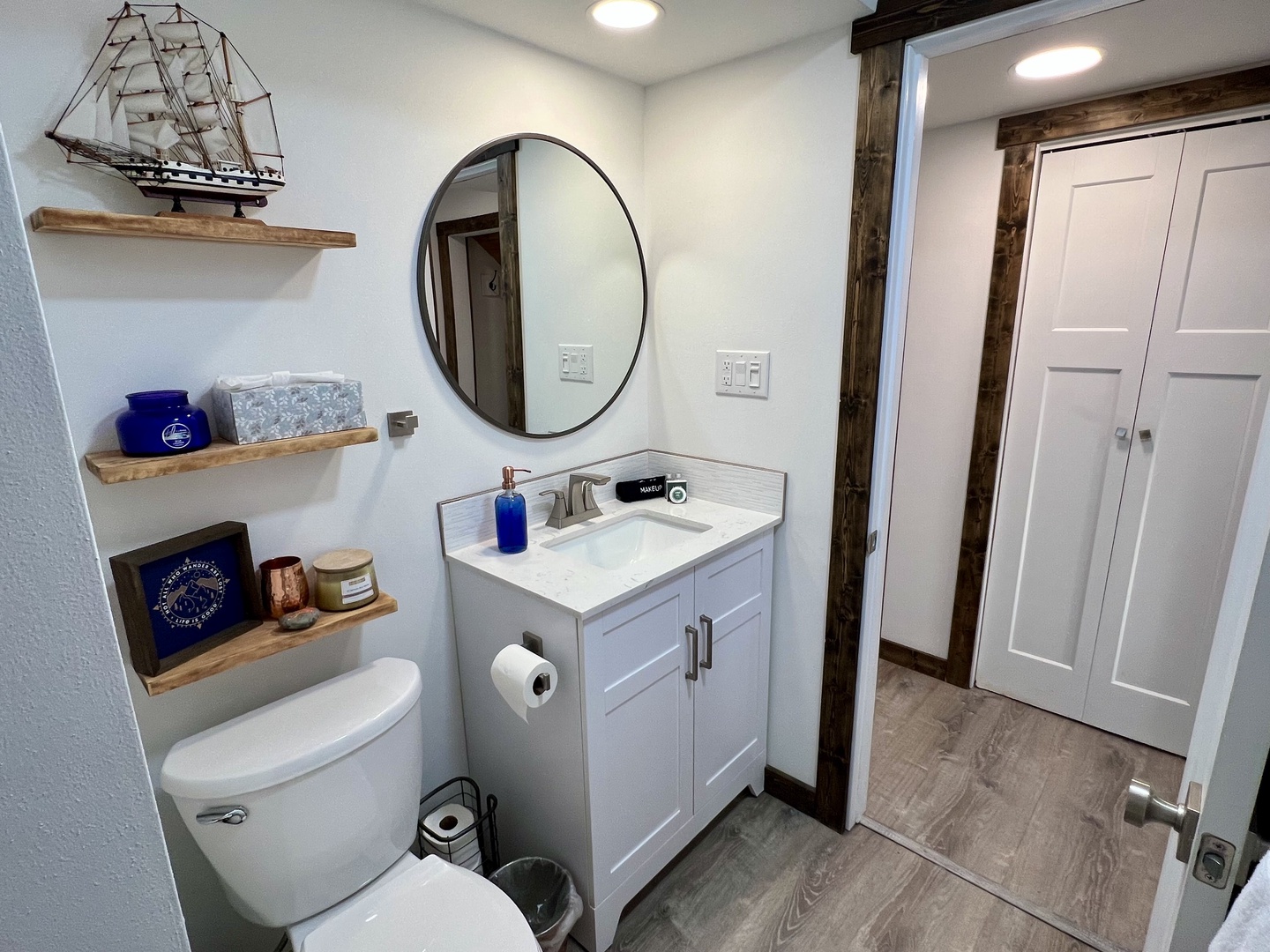 Lower Level Full Bathroom with Walk-in Shower