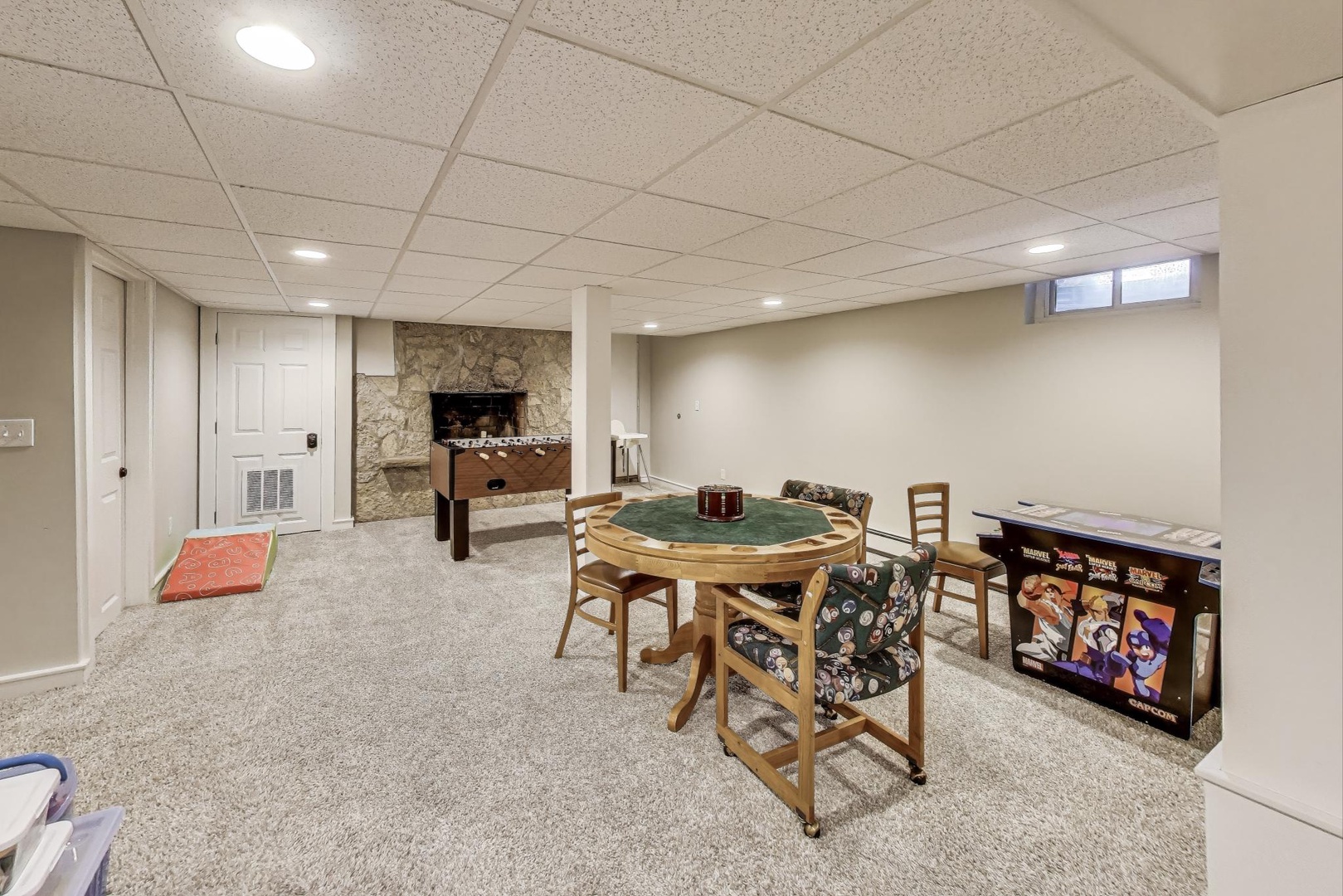 Finished Basement with Games