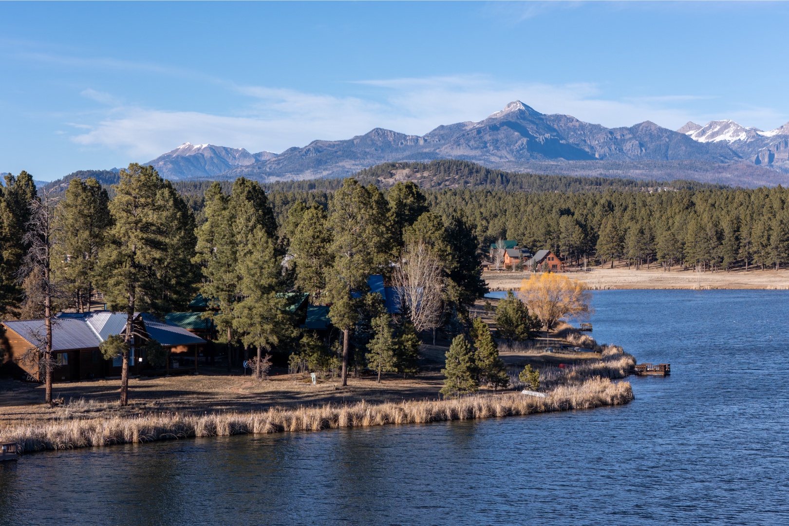 Lakefront!  Unique 3 Bdrm Pagosa Springs Home!