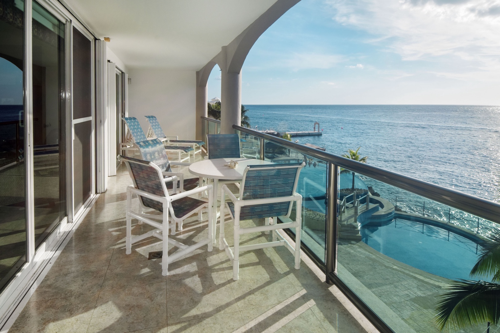 Private Terrace with Ocean Views!