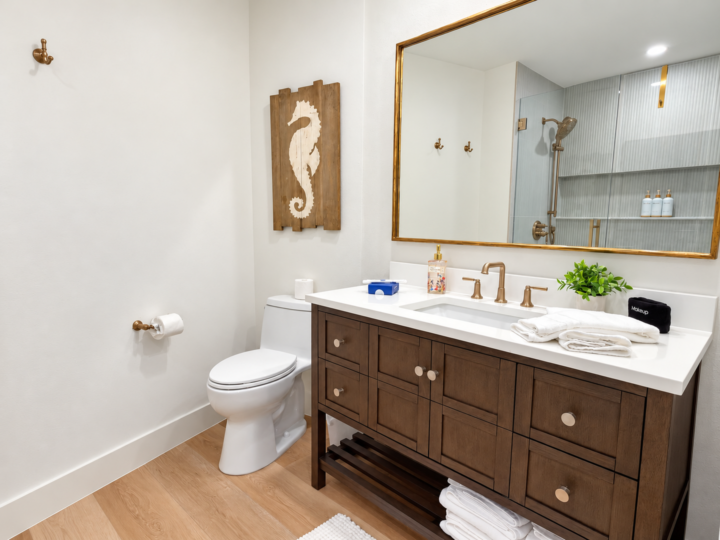 Naturally brightened, balanced home interior