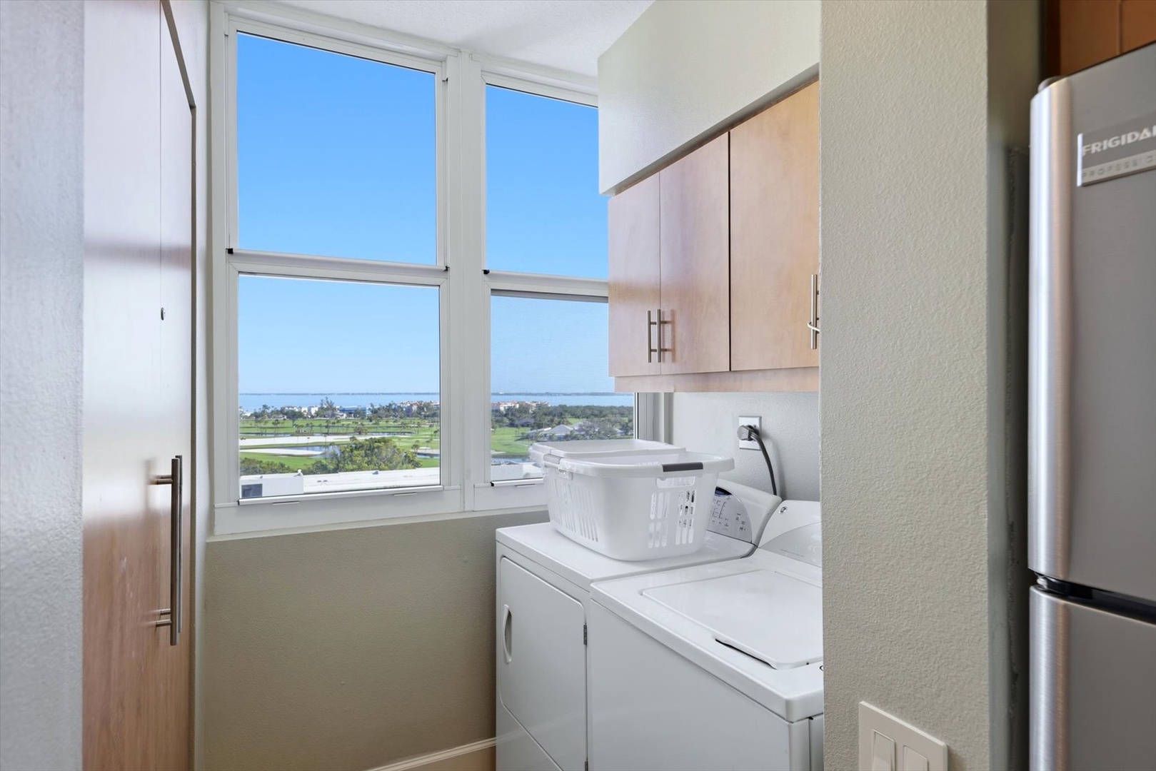 In unit washer and dryer