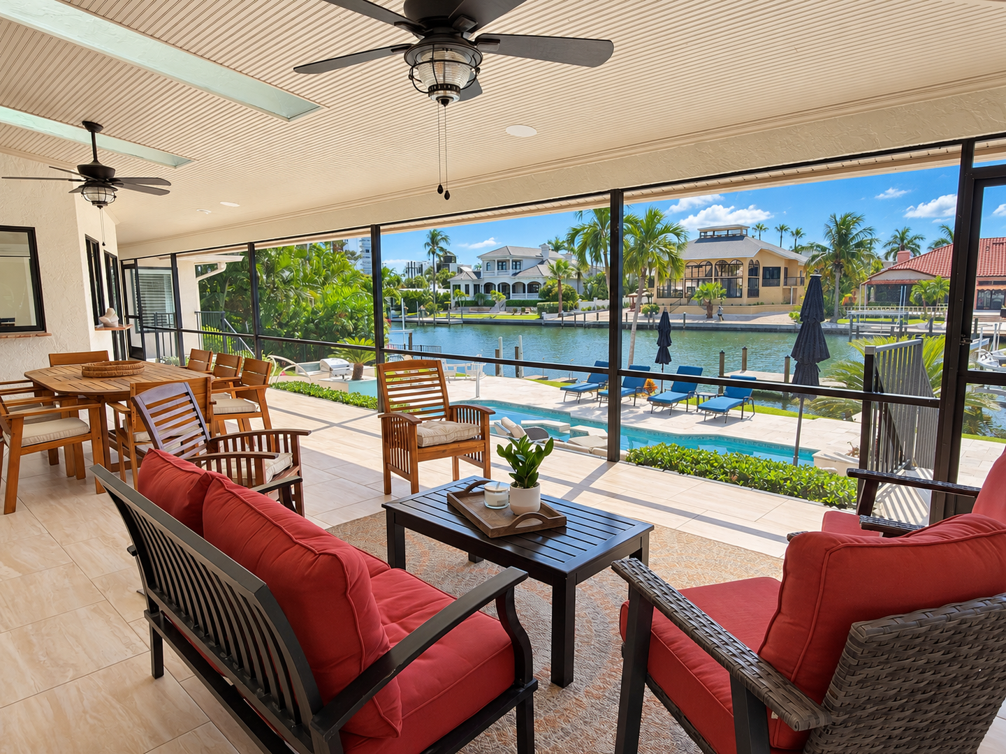 Bright Screened Patio and Pool Retreat
