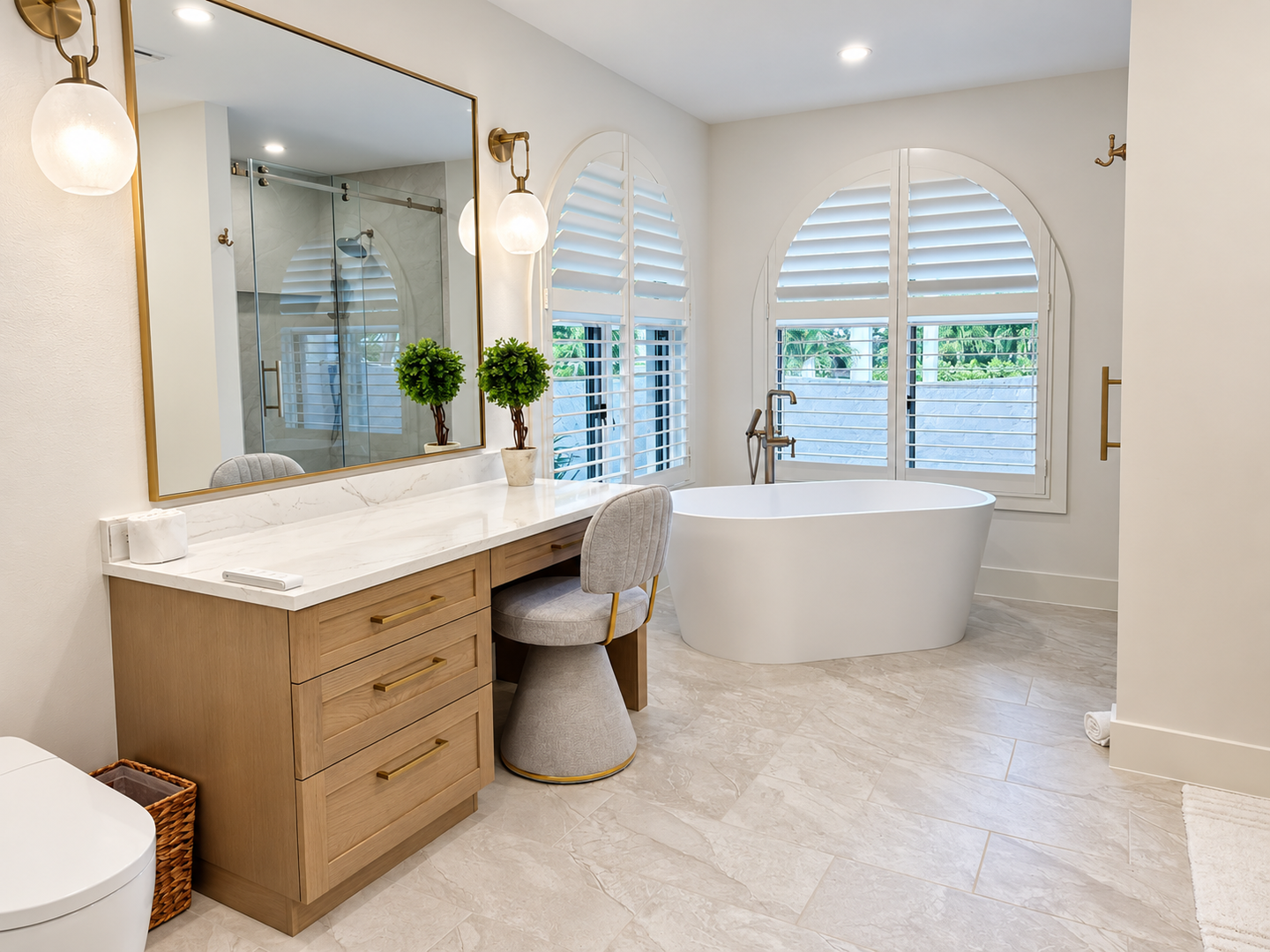 Polished bright bathroom listing photo-3