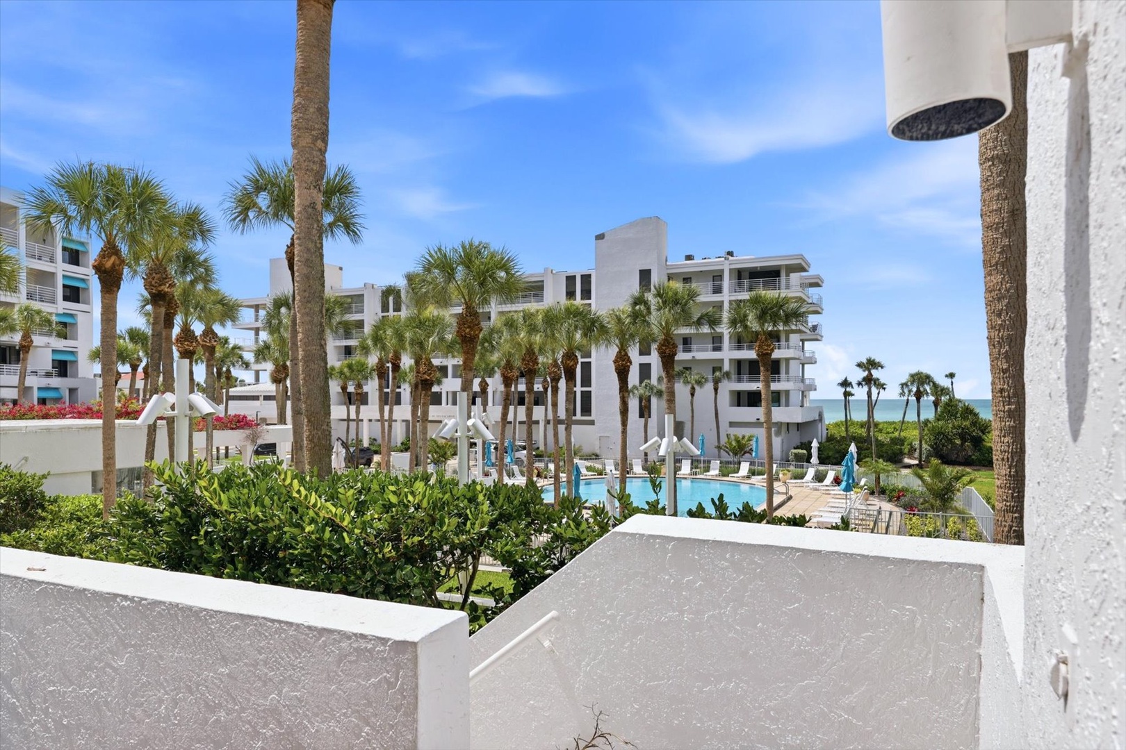 Sunset Beach 1103 by FVC - Pool and Balcony View