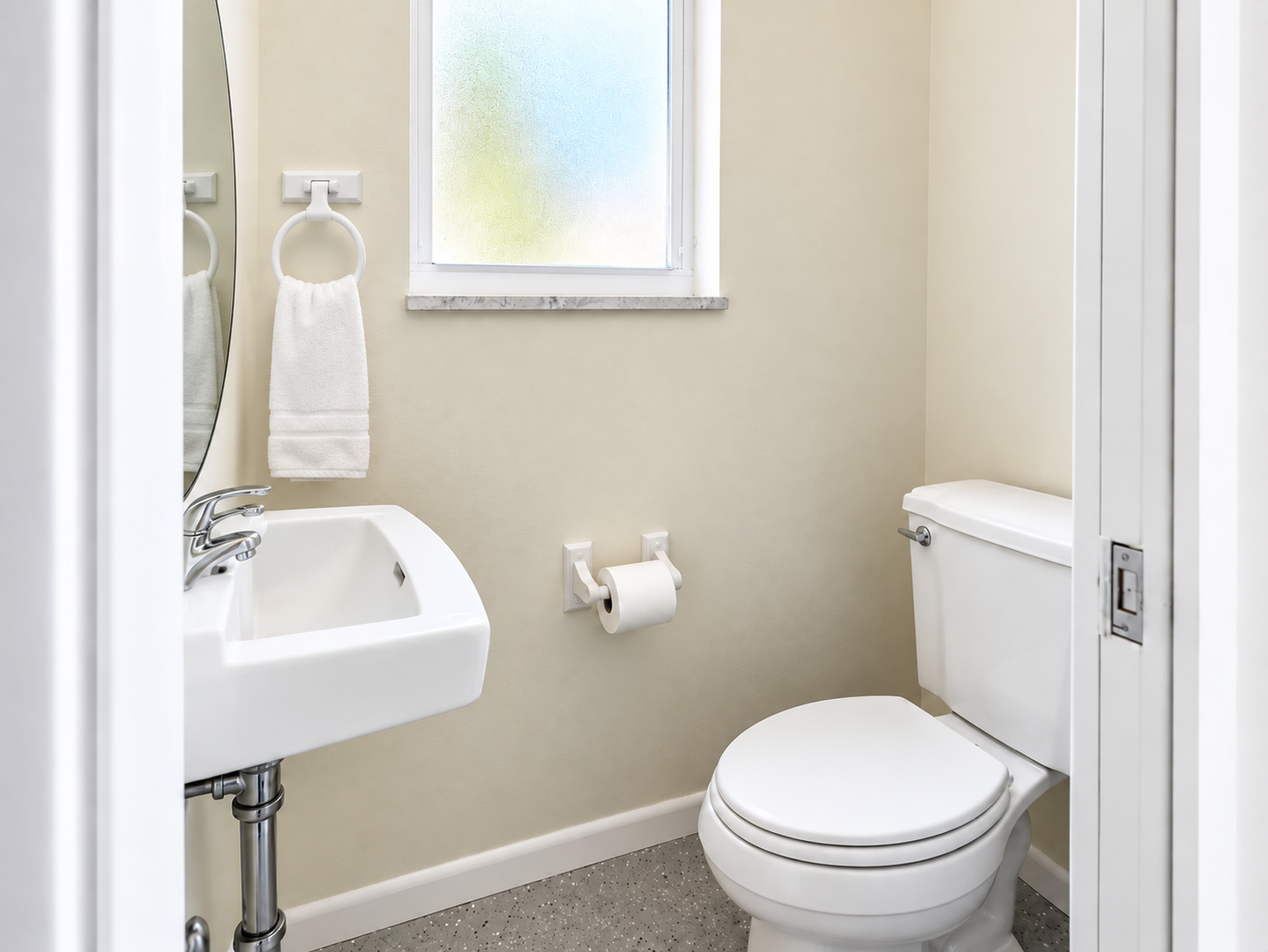 The Grass Is Greener by FVC - Half Bathroom