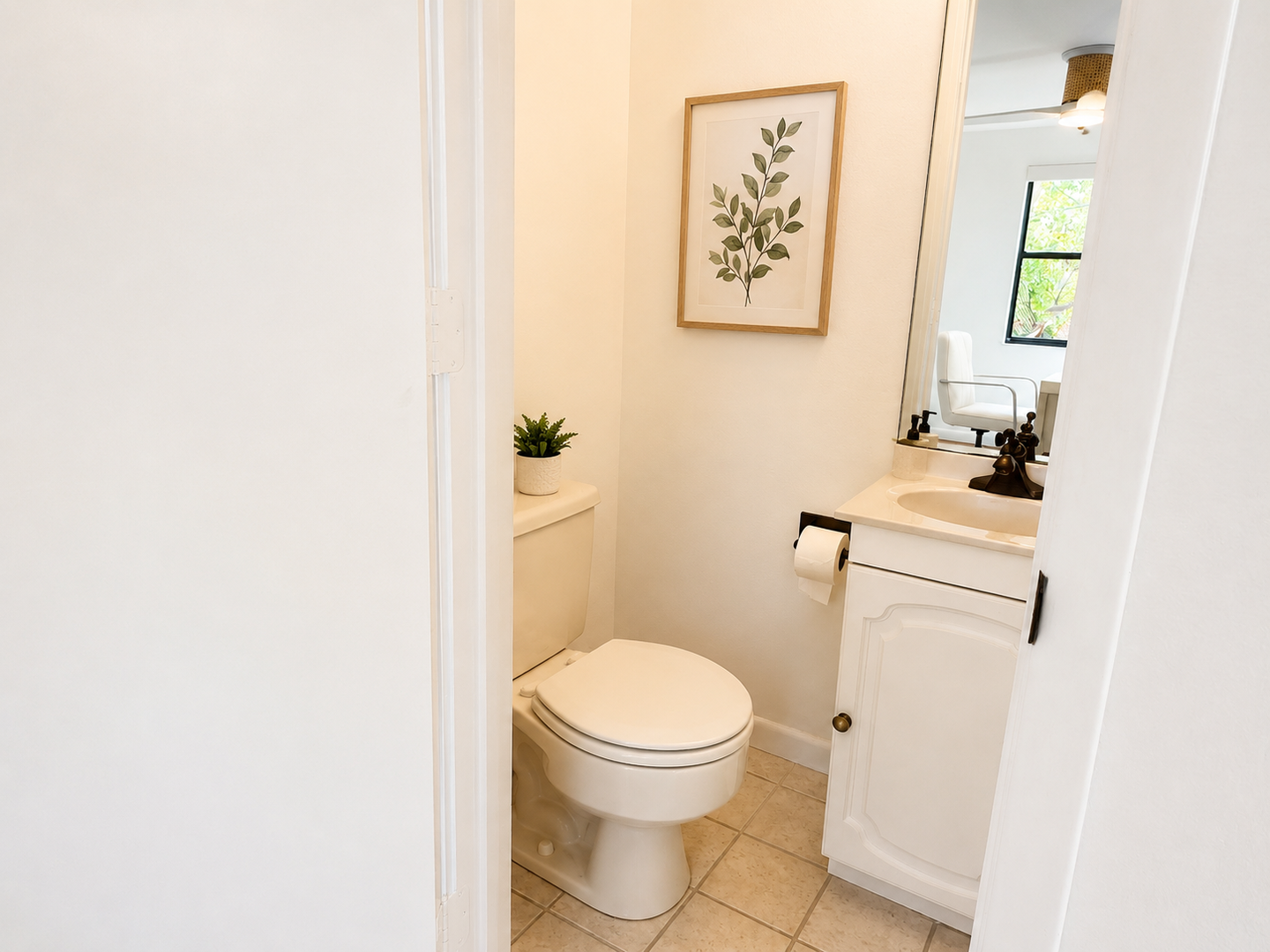 Bayou Breeze Retreat by FVC - Office Half Bath