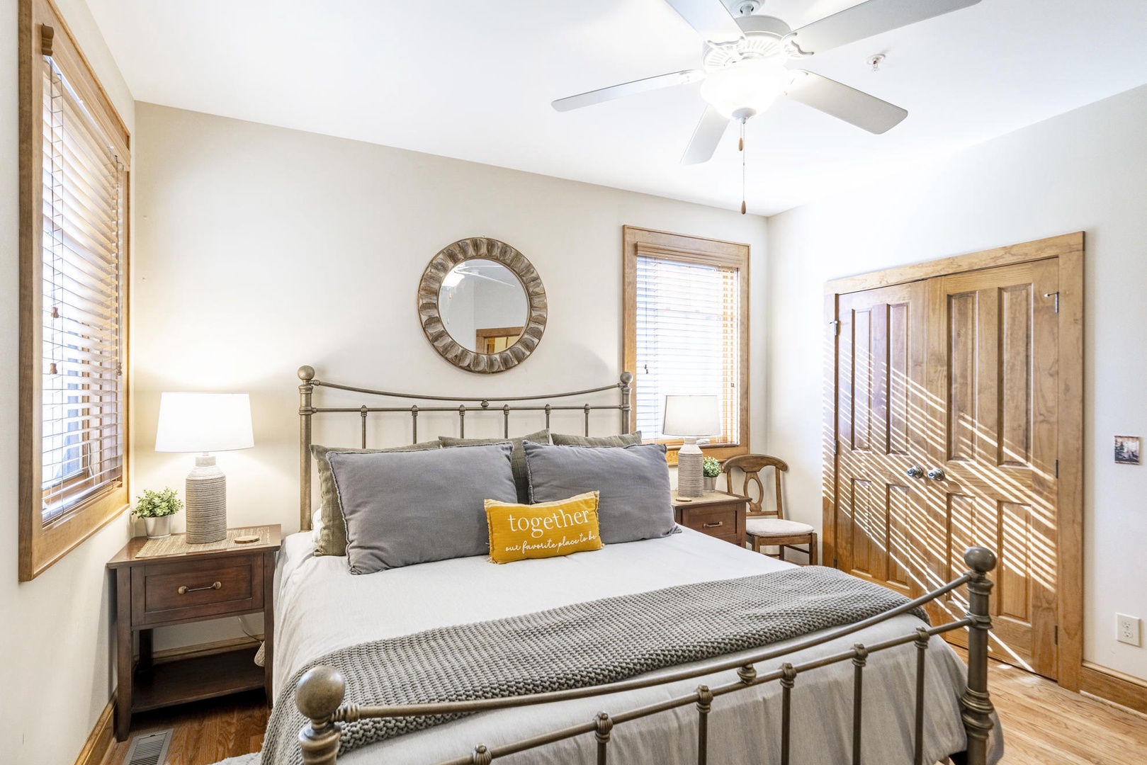 Primary Bedroom---King Size Bed
