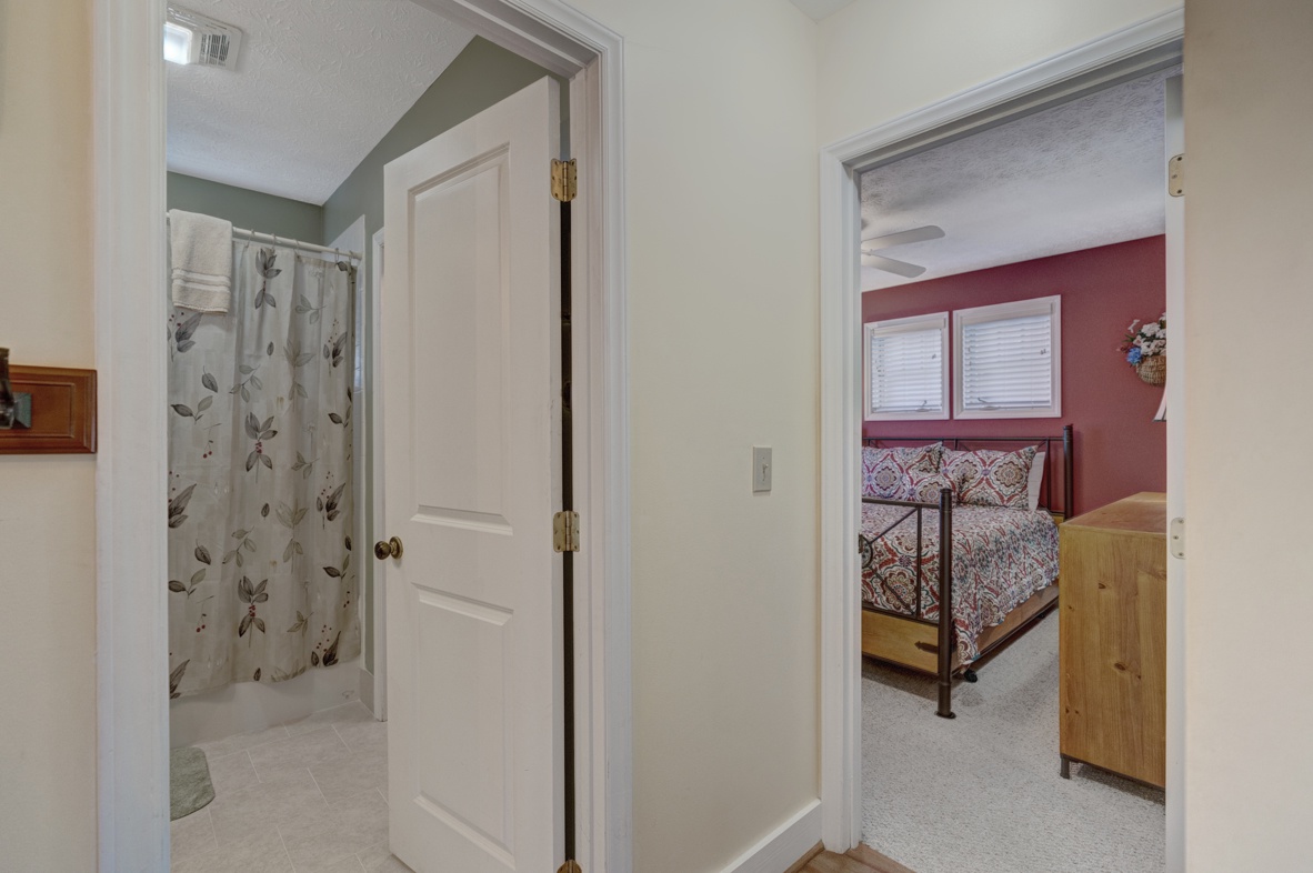 Entry into Guest Bedroom/Bathroom
