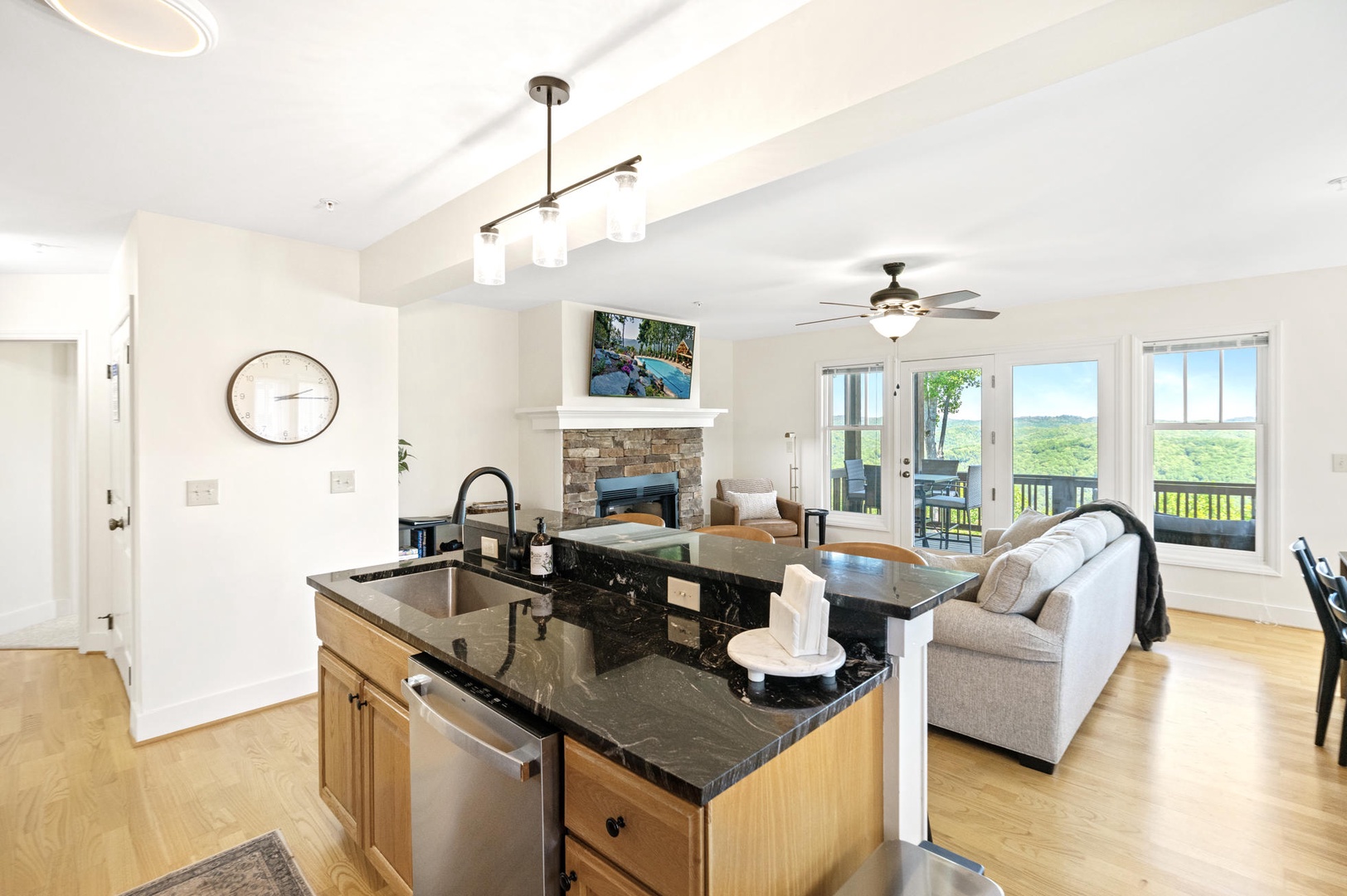 Kitchen---Open Floor Plan, Mountain View
