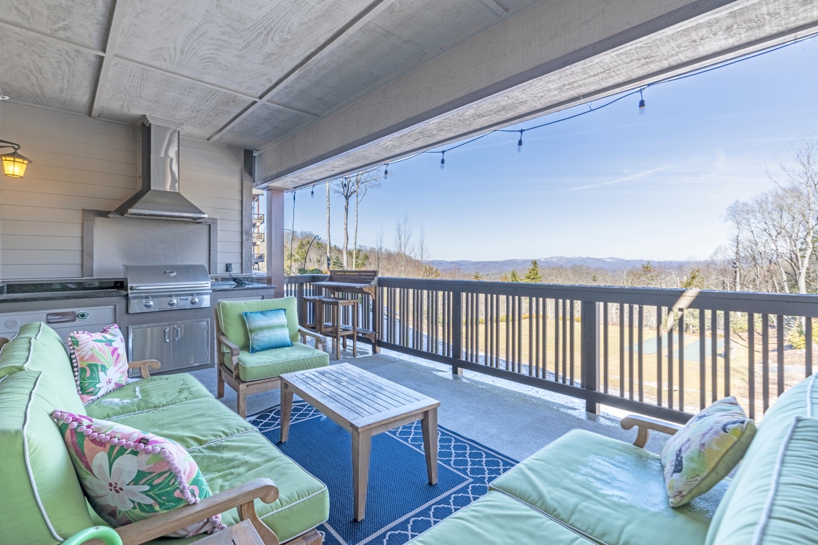 Deck Area---View from Balcony, Outside Furniture