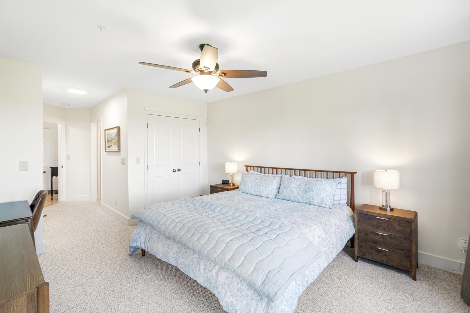 Primary Bedroom---King Size Bed