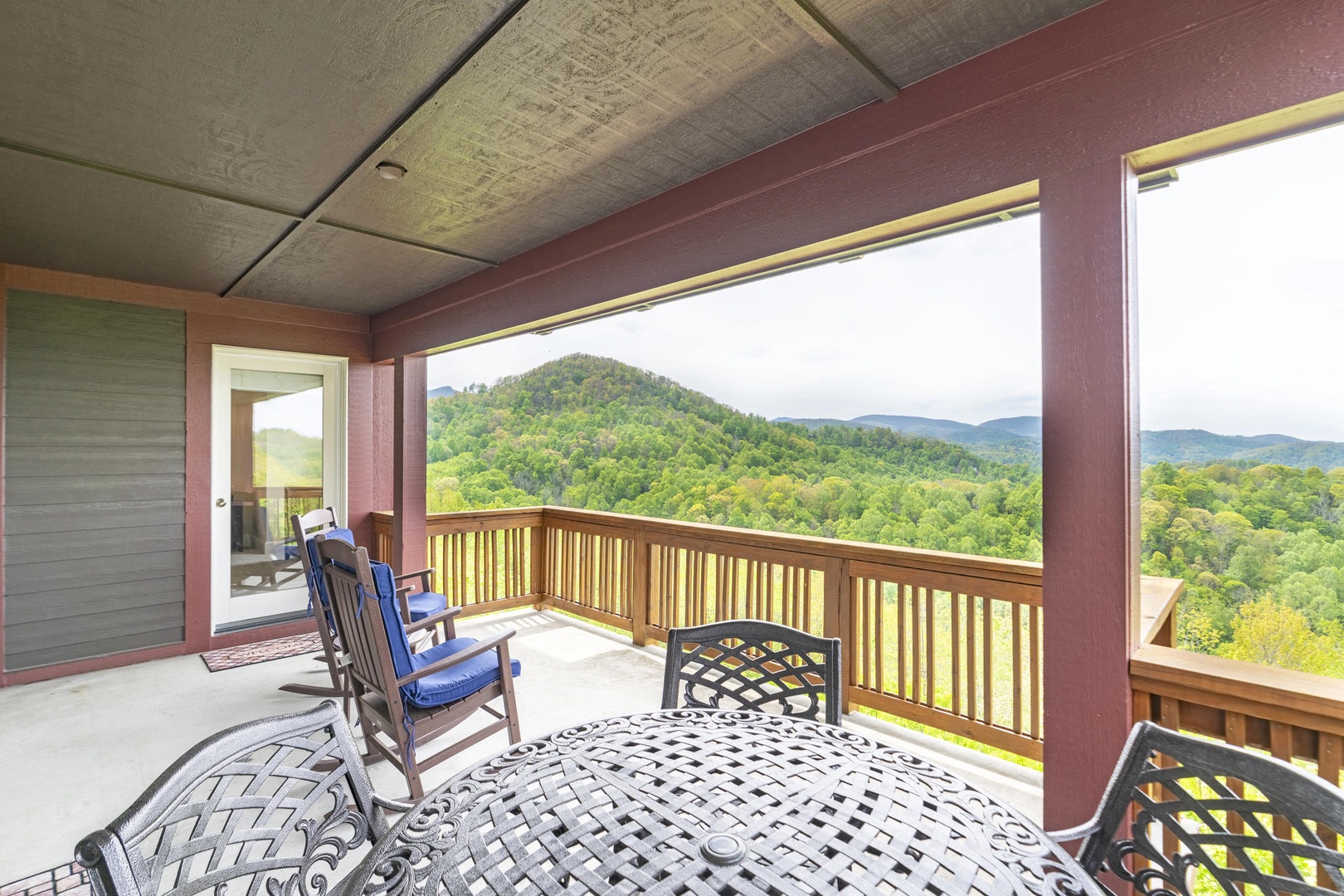 Mountain Views from Outdoor Seating