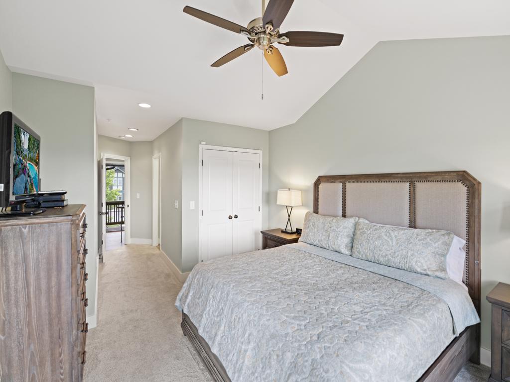 Primary Bedroom---King Size Bed, Mountain View