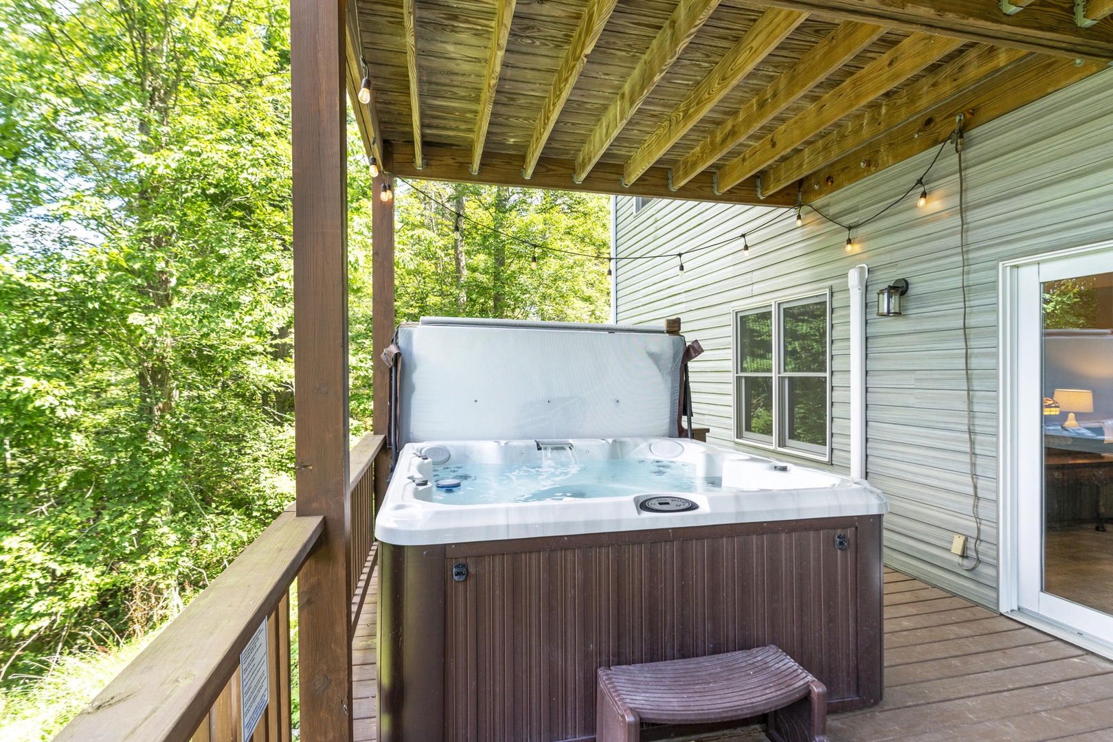 Relax and Unwind in Private Hot Tub