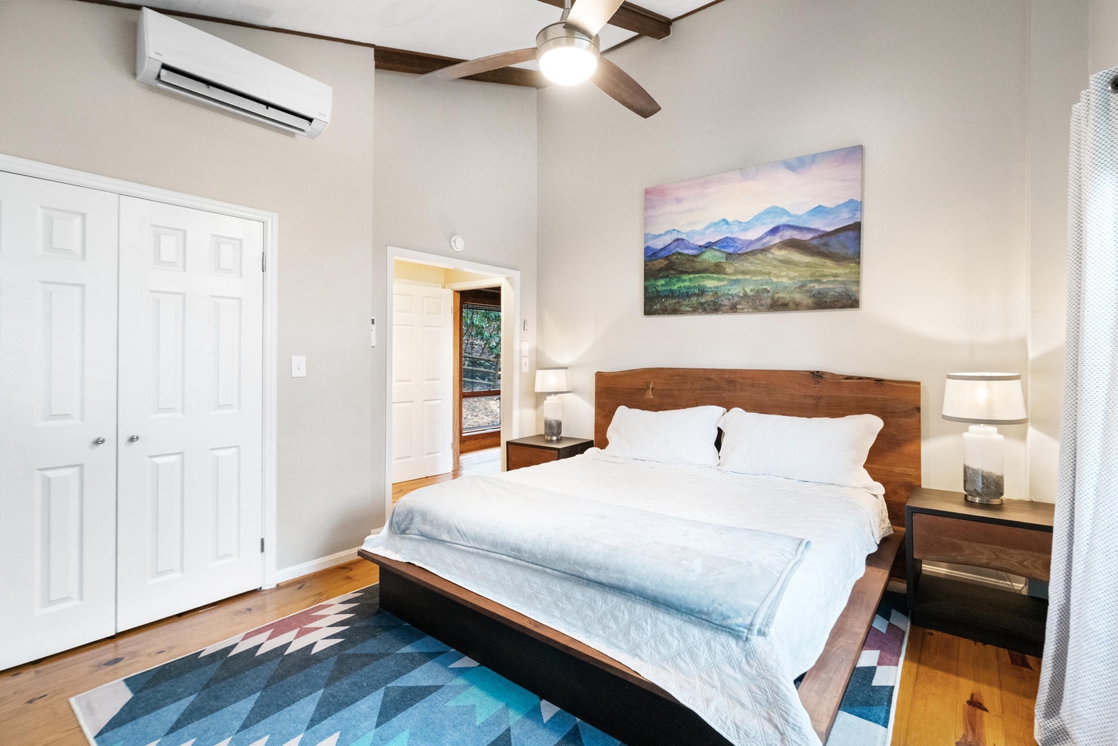 Primary Bedroom---King Size Bed, Upstairs