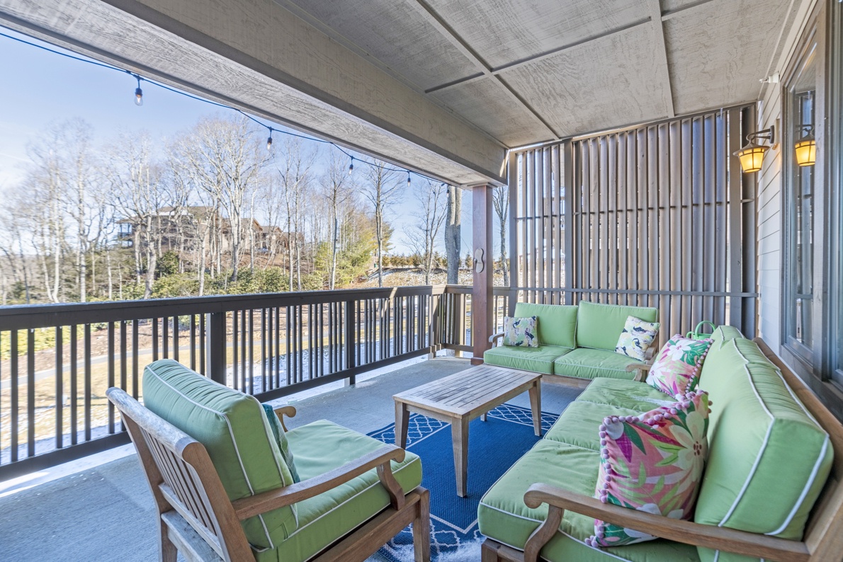 Deck Area---View from Balcony, Outside Furniture