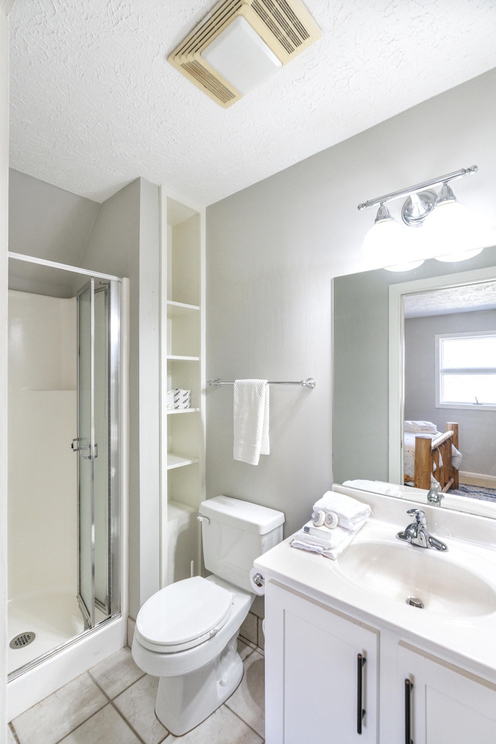 Guest Bathroom---Upstairs