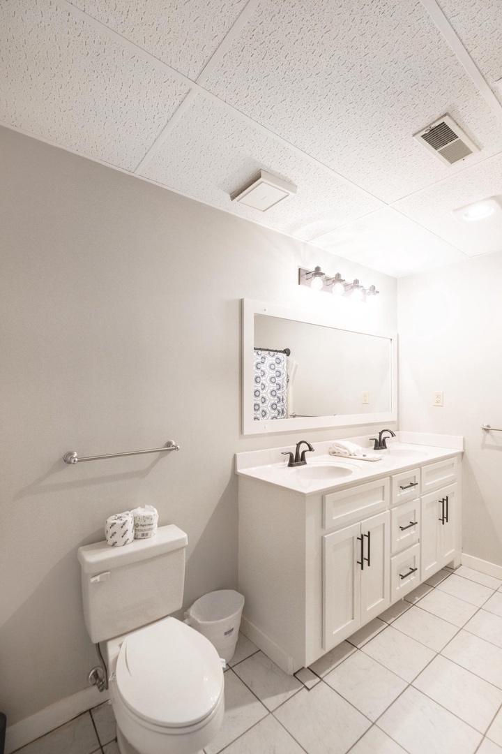 Guest Bathroom---Downstairs
