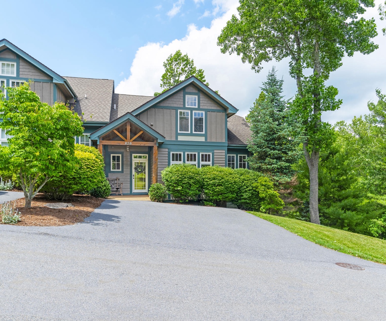 Townhome Entryway---Two Parking Spaces Available