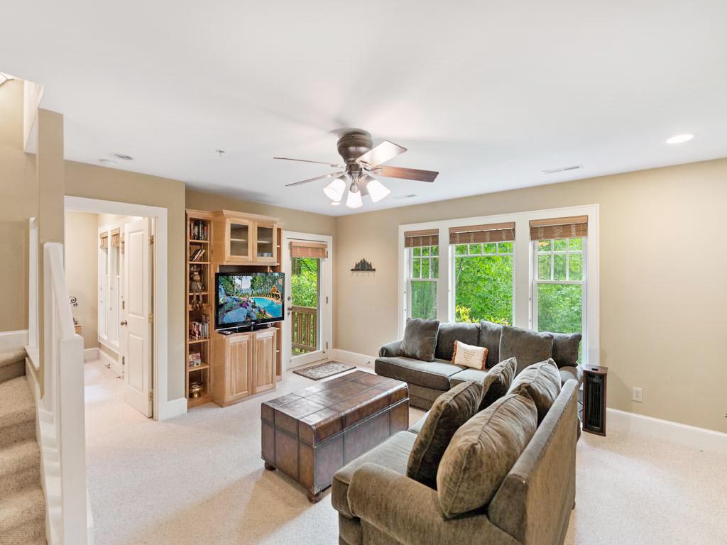 Den Area--- TV with Comfortable Lounging