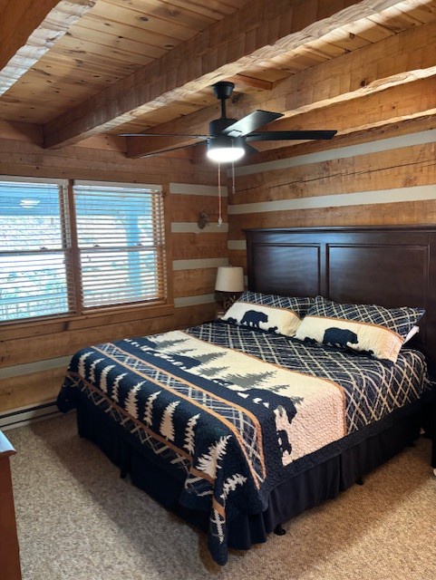 Primary Bedroom---King Size Bed, Main Floor