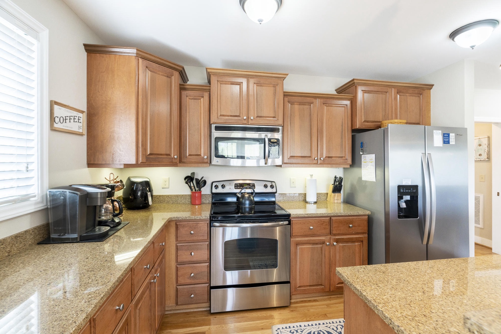 Kitchen---Granite Counter-tops, Stainless Steel