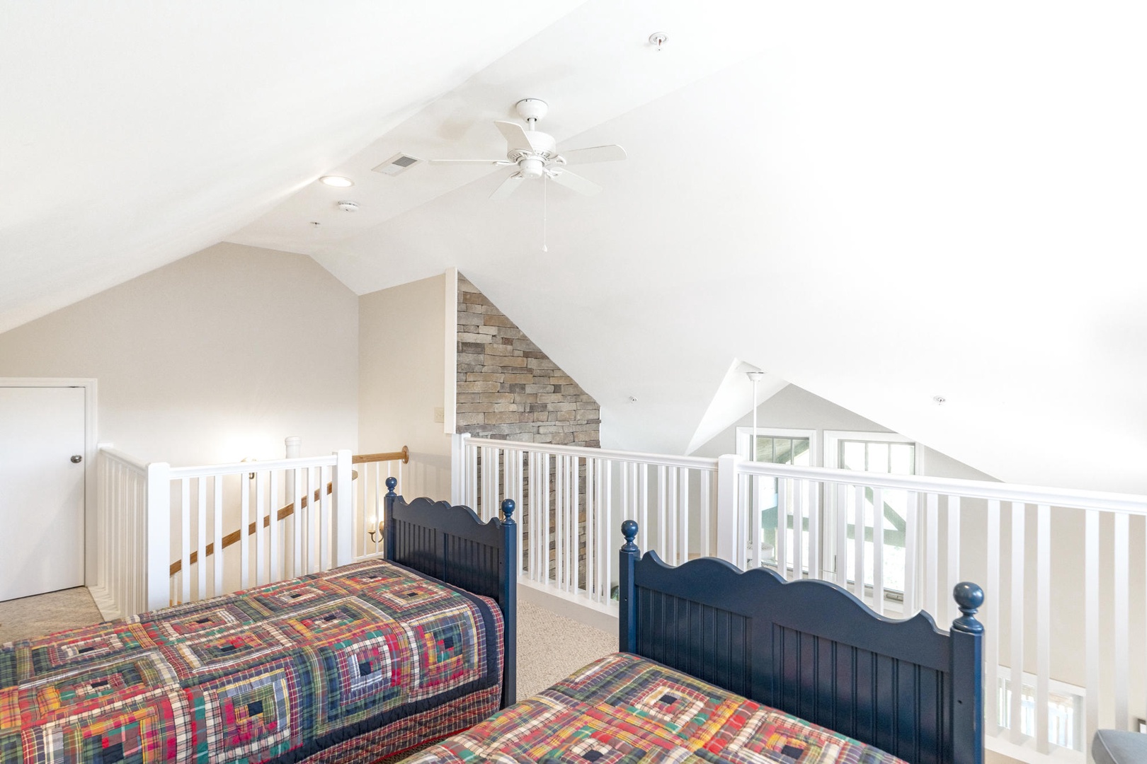 Upstairs Open Loft---Two Twin Size Beds