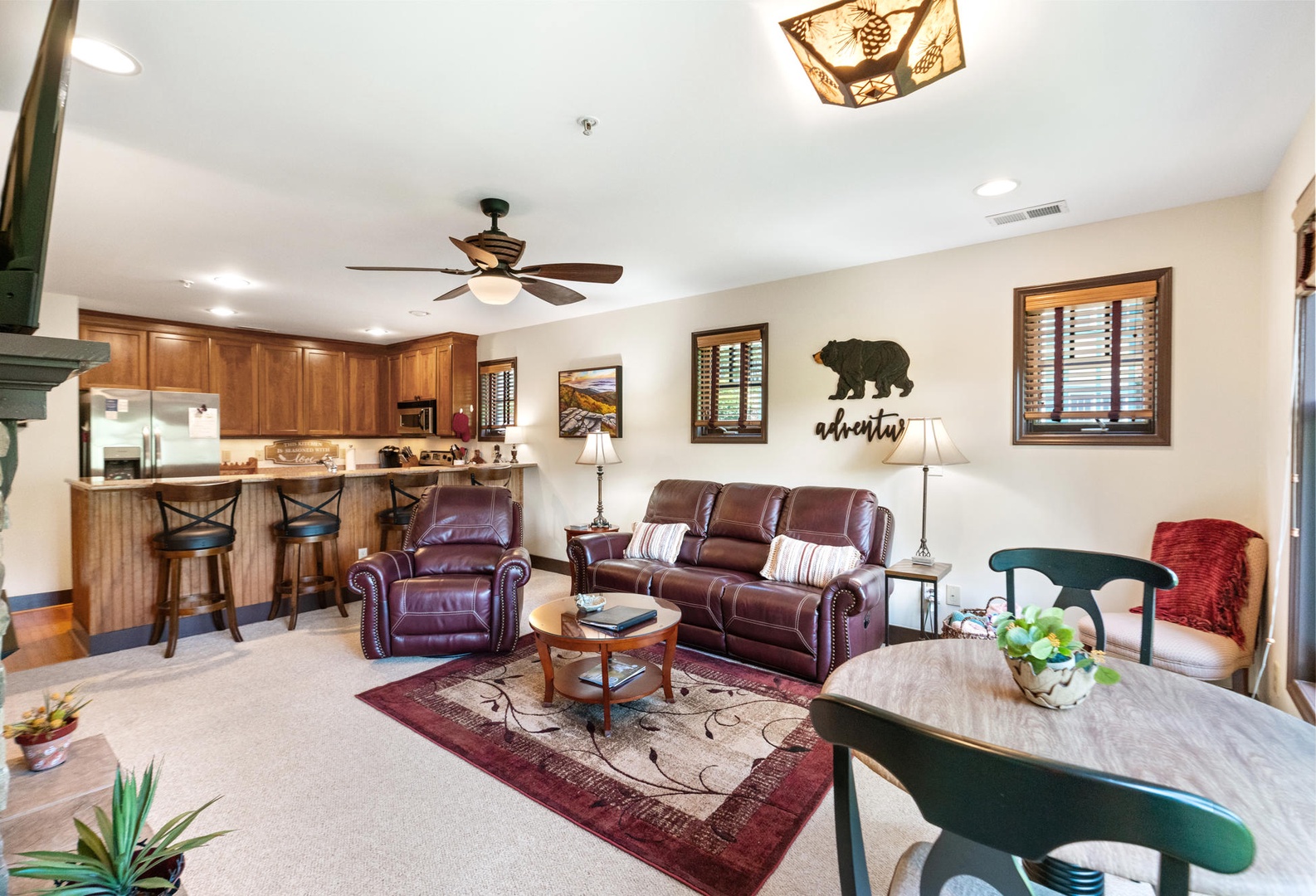 Living Room---Open Floor Plan
