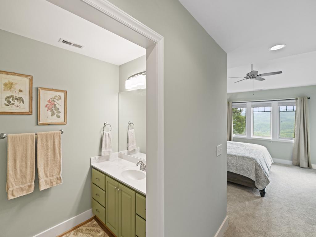 Primary Bathroom and Bedroom