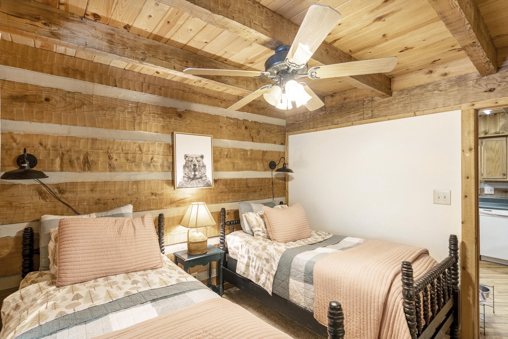Guest Bedroom---Two Twin Beds, Main Floor