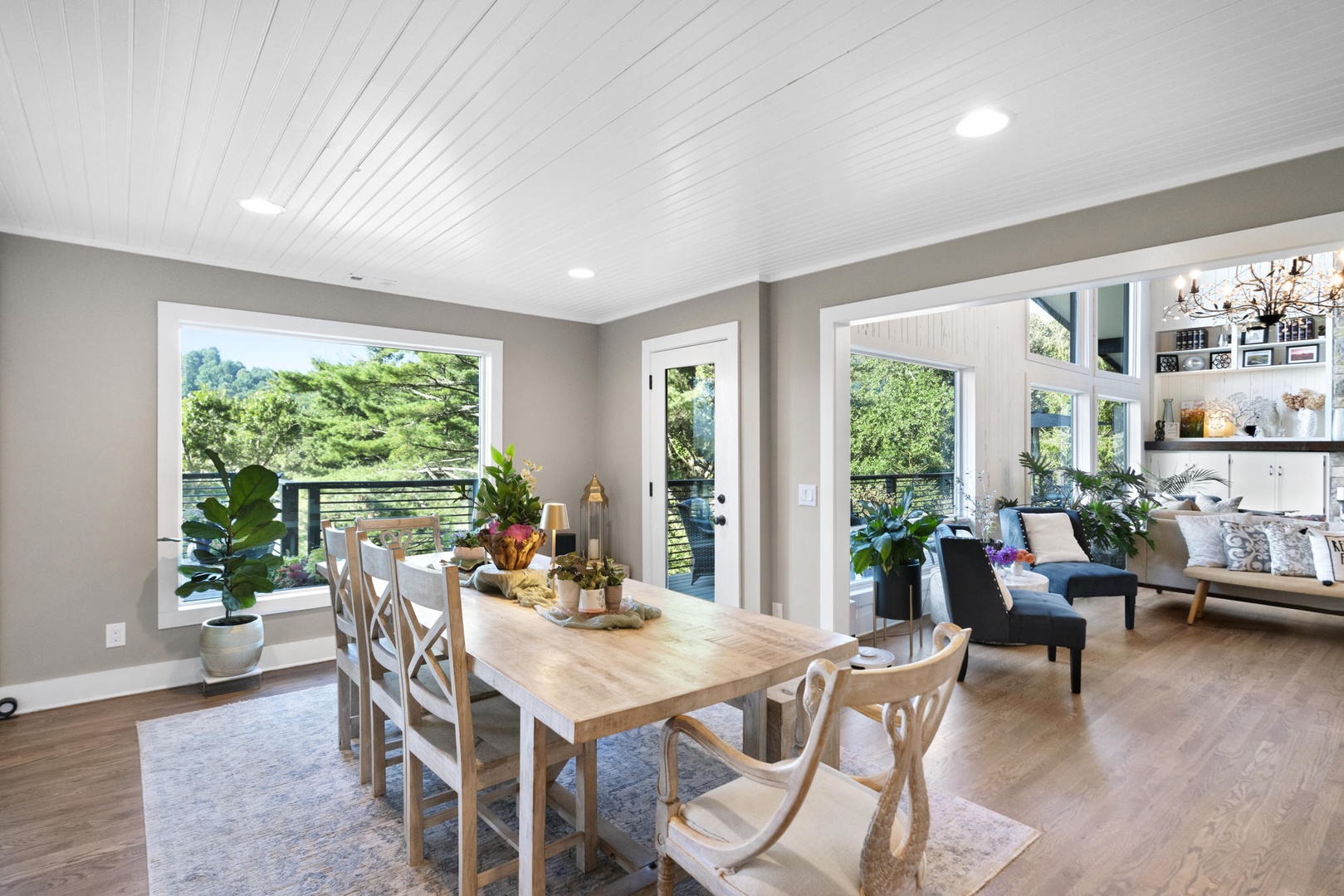 Dining Room---Seating for Eight, Mountain View, Open Floor Plan